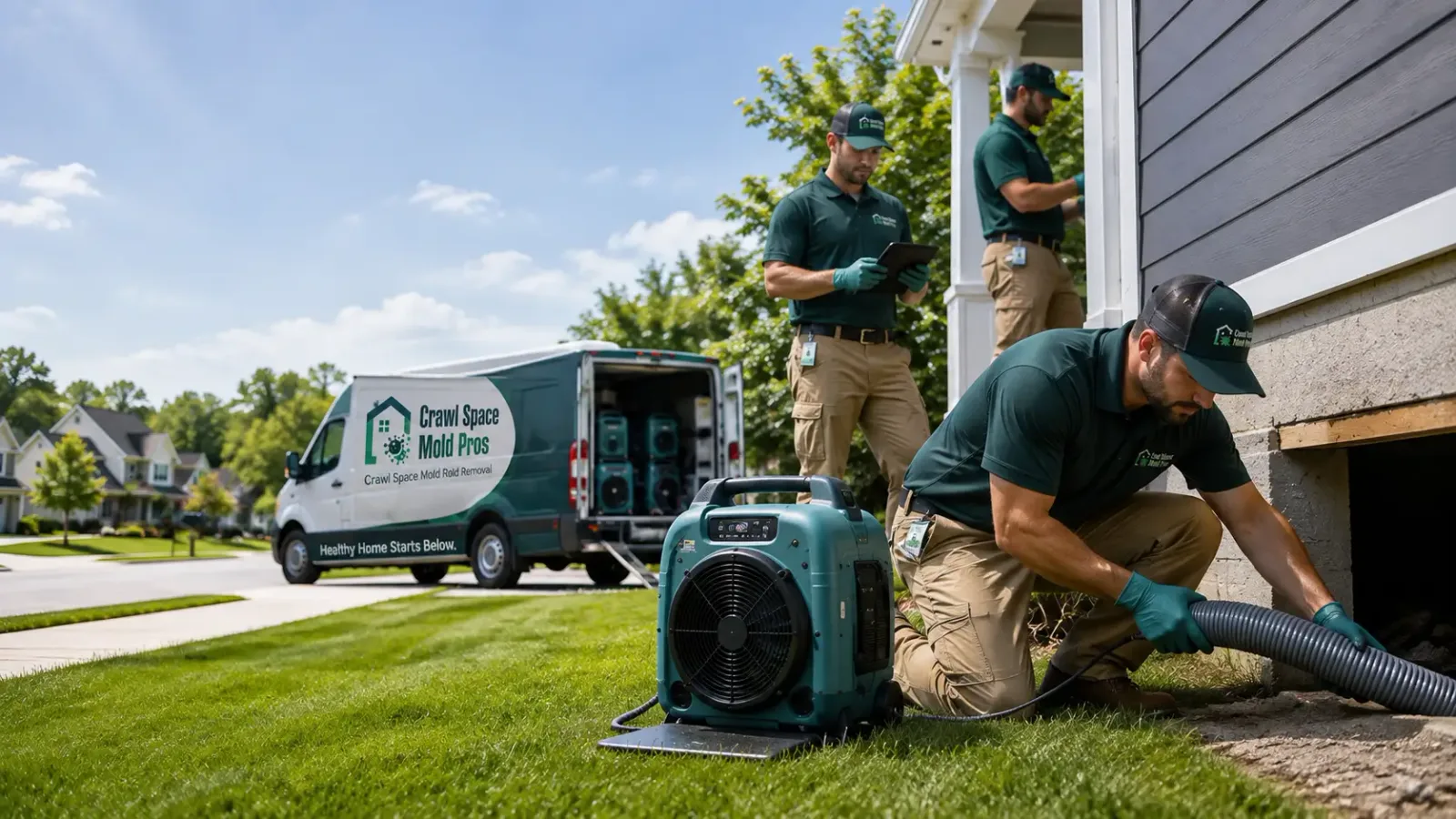 Crawl Space Mold Removal in Lavina, MT